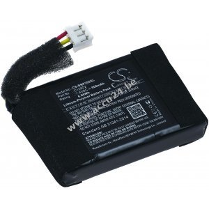 Batterij geschikt voor luidspreker Bang & Olufsen BeoPlay P2 / type C129D2