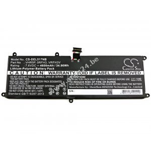 Accu voor Laptop Dell Latitude 11 (5175) / Type RFH3V