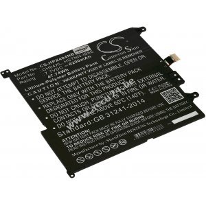 Batterij geschikt voor laptop HP Chromebook X2 12-F024DX, X2 12-F015NR, type HSTNN-IB8E en anderen