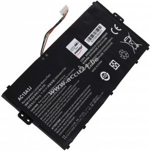 Batterij geschikt voor Laptop Acer Chromebook R11 C738T-C44Z / R11-CB5-132T-C4LB / Type AC15A3J