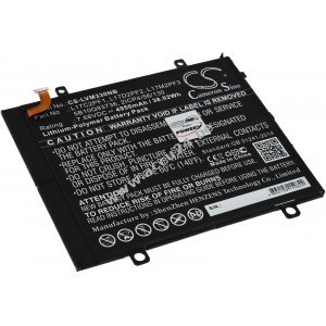 Batterij geschikt voor Laptop Lenovo Miix 330, 80XF00DFIN, Type L17M2PF3 en anderen