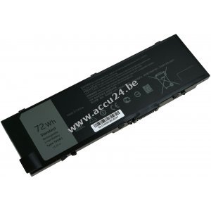 Batterij geschikt voor Laptop Dell Precisie 15 7510 serie, 17 7710 serie, type 0FNY7 en anderen