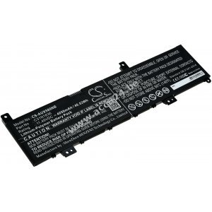 Accu geschikt voor Laptop Asus N580vd-dm027t, X580vd, type C31N1636 e.a.