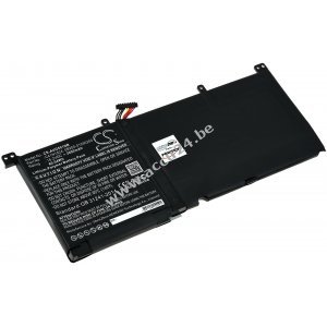 Batterij geschikt voor gaming laptop Asus Rog G501VW-FY106T, Rog G501VW-FY107T, type C41N1524 en anderen.