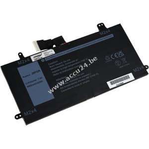 Accu geschikt voor Dell Laptop 12 5285, 5290, Type J0PGR e.a.