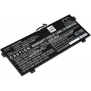 Batterij geschikt voor Lenovo Yoga 720-13IKB 80X6001RGE , 720-13IKB 81CT0018MZ, type L16L4PB1 en anderen.