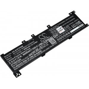 Batterij geschikt voor Laptop Asus X705, Vivo book 17, Type B31N1635