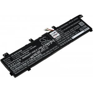 Batterij geschikt voor Laptop Asus Vivo Book S15 S532FA-BN139T, Type C31N1843