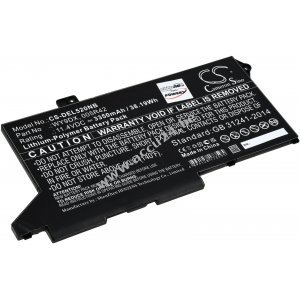 Batterij geschikt voor Laptop Dell Latitude 5420, 5520, Type WY9DX