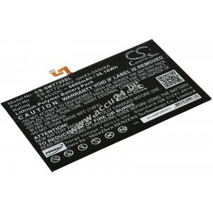 Batterij geschikt voor Tablet Samsung Galaxy Tab S5e / SM-T720 / Type EB-BT 725ABU en anderen