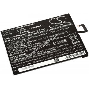 Batterij geschikt voor Tablet Xiaomi Mi Pad 4, M1806D9W, type BN60 en anderen