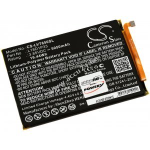 Batterij geschikt voor Tablet Lenovo Tab V7 / PB-6505M / Type L18D1P33 en anderen