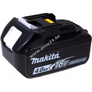 Accu voor Makita Type BL1840 4000mAh Origineel