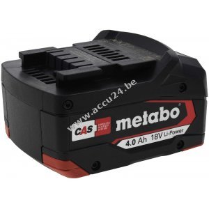 Metabo 18V Li-Ion Power Accu Ultra-M 4,0Ah 625591000 ESCP Origineel