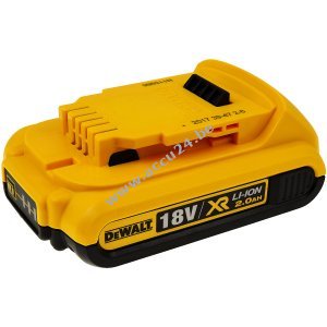 Accu voor Dewalt 18 Volt XR accu machines / TypeDCB183-XJ Origineel