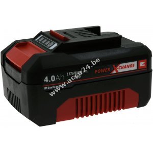 Batterij Einhell Power X-Change Li-ion 18V 4,0Ah voor alle Power X-Change apparaten Origineel