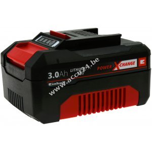 Batterij Einhell Power X-Change Li-ion 18V 3,0Ah voor alle Power X-Change apparaten Origineel