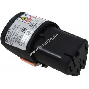 STIHL AK 10-batterij voor modellen van het COMPACT-batterijsysteem, bijv. HSA 56, FSA 56 Li-Ion met LED.