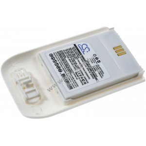 Batterij geschikt voor draadloze telefoon Ascom DECT 3735, D63, i63, type 490933A Wit