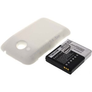 Accu voor HTC A320E / Type BA S850 wit 2200mAh