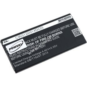 Accu voor Samsung Galaxy Alpha / SM-G850 / Type EB-BG850BBC