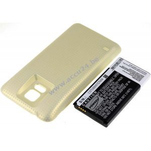 Accu voor Samsung Galaxy S5/ Type EB-B900BC Gold 5600mAh