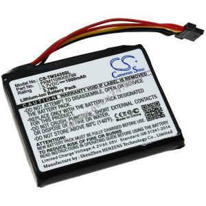 Batterij voor GPS Navigatie TomTom Go 2535 / 4EN52 / Type FKM1108005799