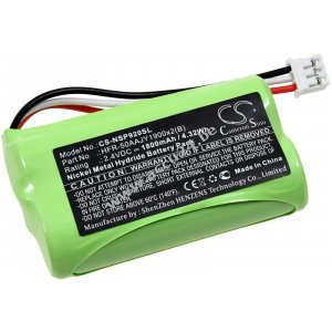 Batterij geschikt voor Nvidia Shield Game Controller, P2920, type HFR-50AAJY1900x2(B)