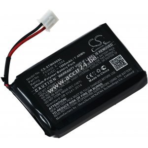 Batterij geschikt voor Satfinder Satlink WS-6906 / WS-6908 / WS-6933 / Type E-1544 en anderen