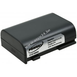 Accu voor Canon NB-2L/ NB-2LH 750mAh