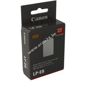 Accu voor Canon Type LP-E8 Origineel