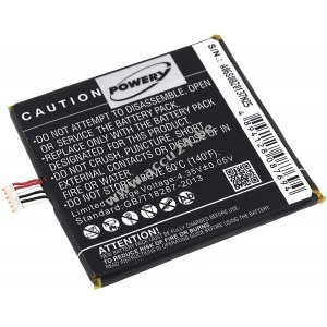 Accu voor Alcatel OT-6012A / Type TLP017A1