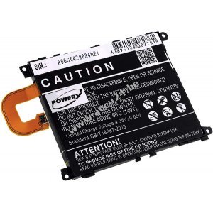 Accu voor Sony Ericsson Xperia Z1 / Type LIS1525ERPC