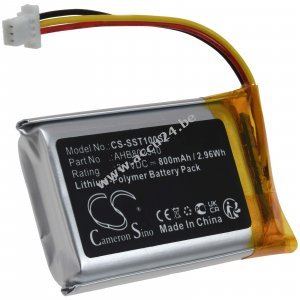 Oplaadbare batterij geschikt voor Bluetooth headset Sena Spider ST1 type AHB802540