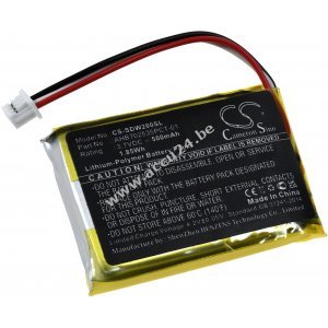 Batterij compatibel met Sennheiser Momentum True Wireless 2, type AHB702535PCT-01