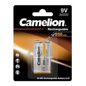 Camelion 9V-blok HR6F22 250mAh 1er blisterverpakking