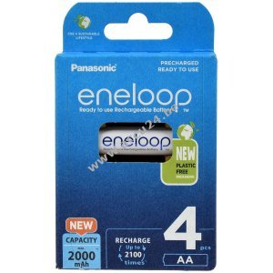 Panasonic eneloop AA HR6 HR-3UTGB 2000mAh NiMH AA-batterij 4-pak