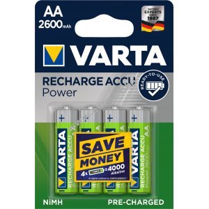 Varta Power Battery Ready2Use Mignon AA 5716 HR6 LR06 Blister van 4 2600mAh