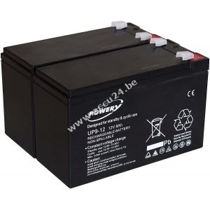 Powery Lood-Gel Accu voor USV APC Smart-UPS 750 9Ah 12V