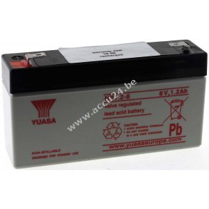 YUASA Loodzuurbatterij NP1.2-6