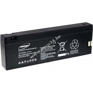 Powery Batterij voor Panasonic type VW-VBF10E