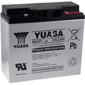 YUASA Loodbatterij REC22-12I cyclusbestendig