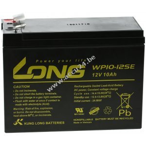 KungLong Loodbatterij WP10-12SE 12 Volt 10Ah cyclusbestendig