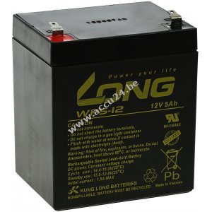 KungLong Loodbatterij compatibel met APC RBC20