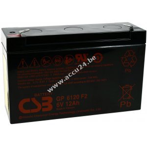 CSB Stand-by loodaccu GP6120 12V 12,0Ah