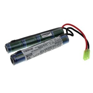 Accu voor Softair-Waffen 9,6V-1500mAh (4+4 cellen in een rij)