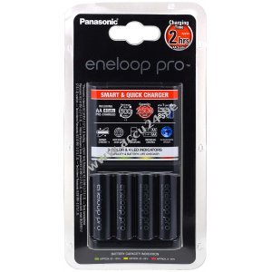 Lader Panasonic eneloop BQ-CC55E incl. 4 stuks AA eneloop Pro 2500mAh