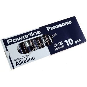 Panasonic Powerline Industrial Alkaline AA LR6AD LR6 M 1,5V 10 pack