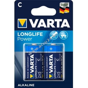 Batterij Varta 4914 Babycel 2 stuks blisterverpakking