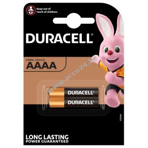 Batterij Duracell Ultra MN2500 LR61 Piccolo AAAA Blister van 2